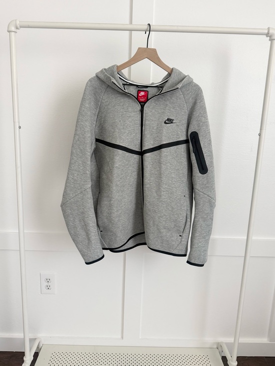 Nike Other - Nike Sportswear Tech Fleece Full Zip Hoodie Grey
